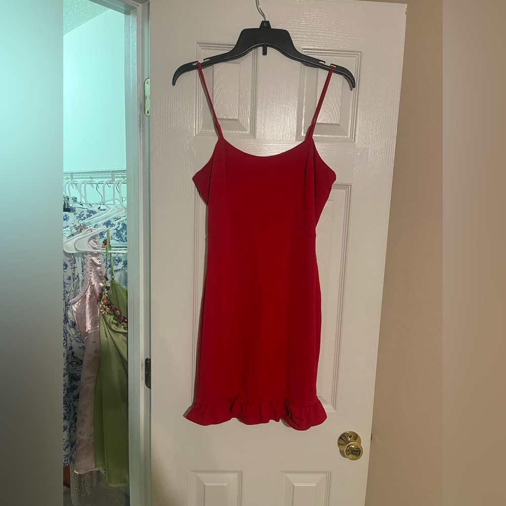 Lulu’s Spoonful of Sass Red Bodycon Mini Dress